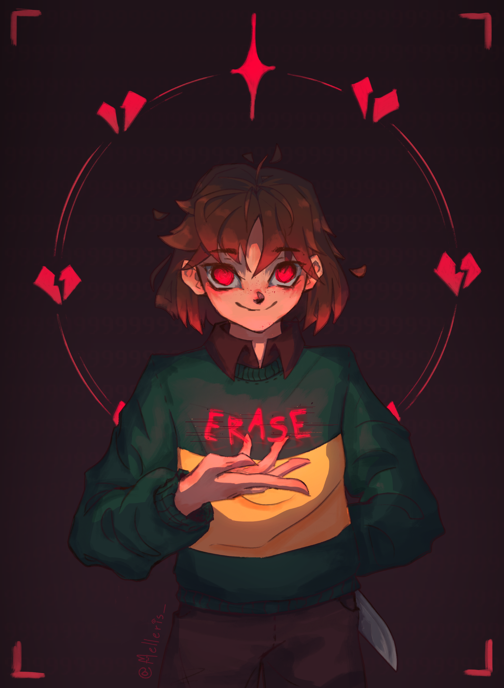 erase chara